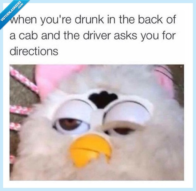 borracho,beber,volver,vuelta,casa,taxi,conductor,indicar,dirección,indicación
