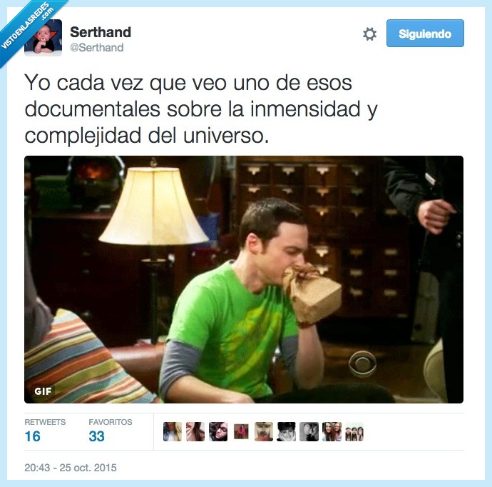 documental,inmensidad,complejidad,universo,Sheldon Cooper,The Big bang theory,tbbt,respirar,agobio,ataque,ansiedad