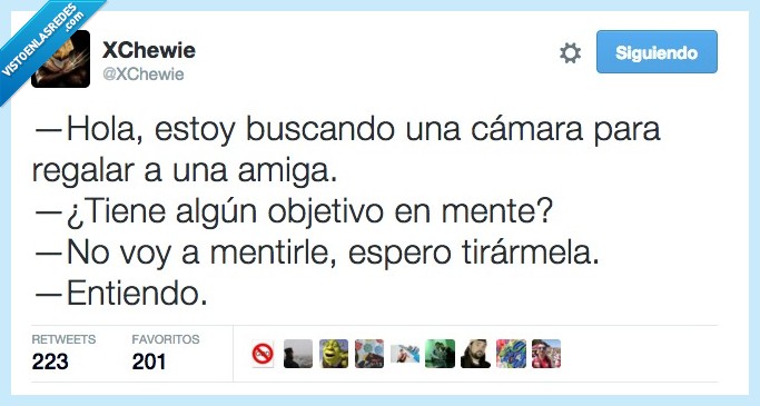 buscando,buscar,objetivo,amiga,comprar,regalo,cámara,tirarmela,entiendo