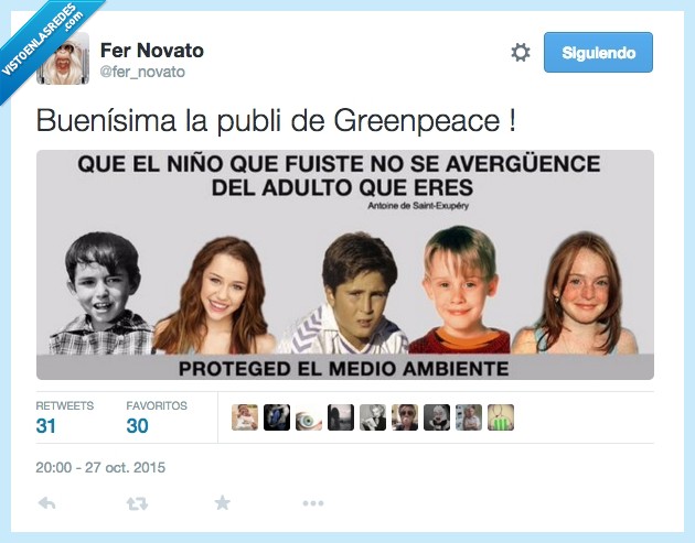 anuncio,greenpeace,niños,avergonzar,políticos,joselito,lindsay lohan,kiko rivera