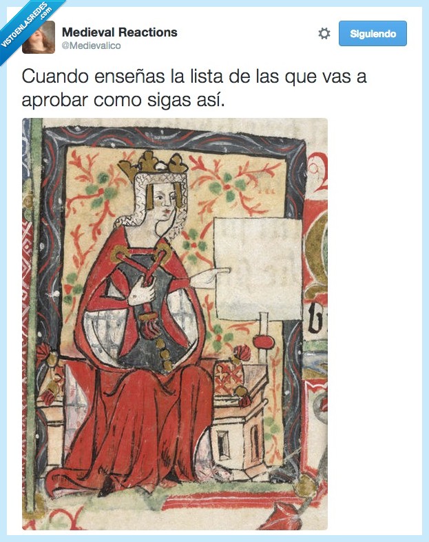 Lista,cosas,aprobar,medieval,cuadro,medievalico