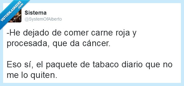 carne procesada,bacon,salchichas,hamurguesas,tabaco,hipocresía,OMS