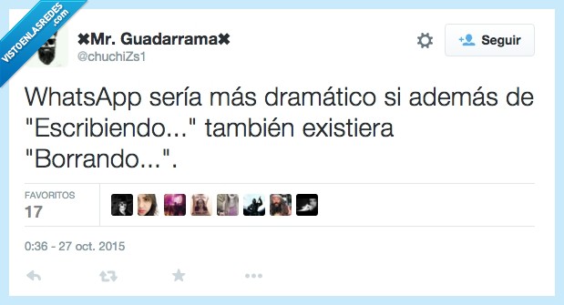 borrando,escribiendo,whatsapp,estado,dramatico