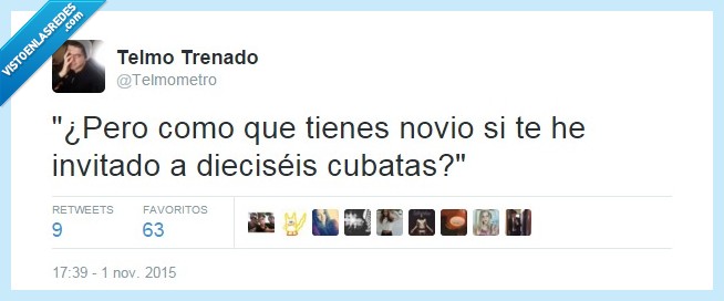 novio,cubata,invitar,aprovechar,a cuál de los dos peor