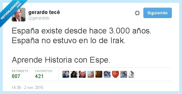 historia,Esperanza Aguirre,españa,Irak,3000