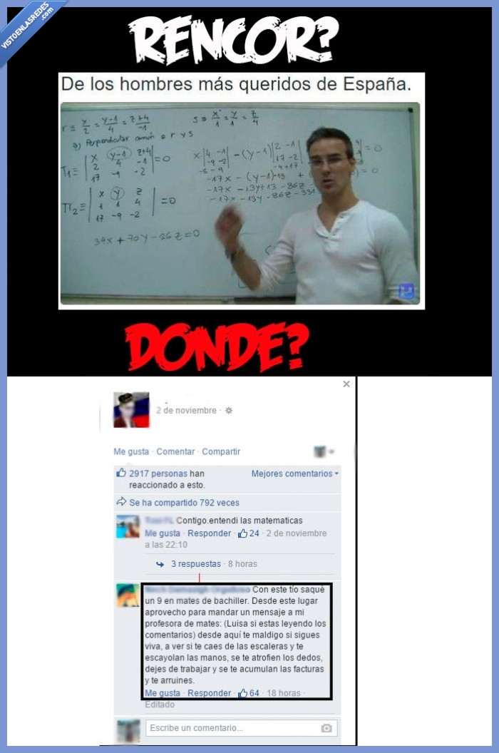 rencor,luisa,profe,matematicas,las odio,mates,dedicado,dedicar,profesora