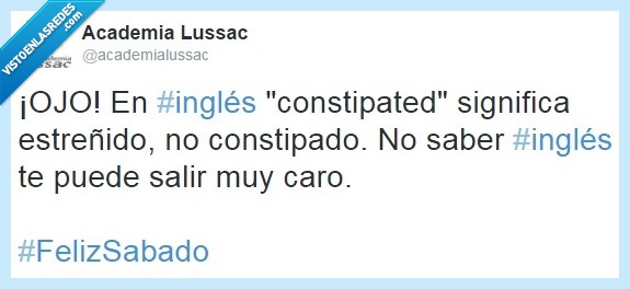 inglés,constipated,constipado,estreñido,aprender,caro