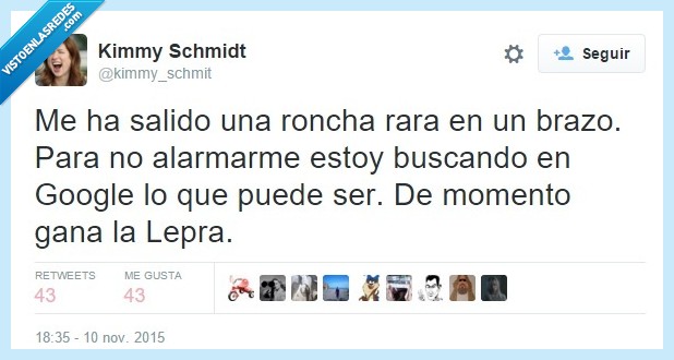 roncha,brazo,buscar,Google,lepra,alarmarse