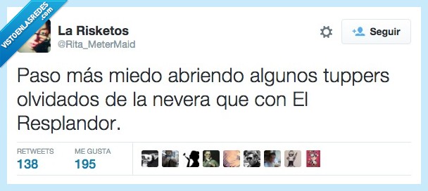 paso,pasar,miedo,abriendo,abrir,tuppers,tupperware,nevera,olvidado,El Resplandor