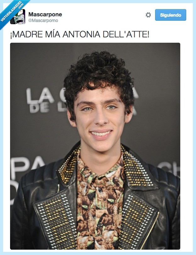 Antonia Dell'Atte,Eduardo Casanova,parecido,madre mía