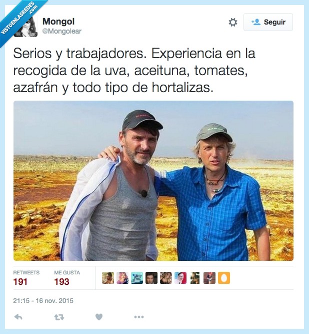 calleja,emilio,Tejero,serio,trabajador,aceituna,uva,jornalero,contratar,recogida,azafrán,hortaliza,Planeta Calleja