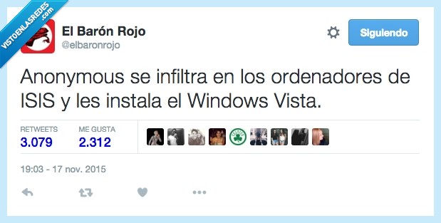 anonymous,infultra,ordenador,ISIS,instala,instalar,Windows Vista