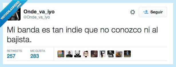 banda,indie,desconocida,conozco,conocer,bajista,independiente,hipster