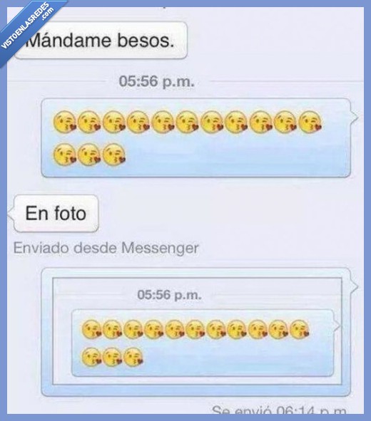 besos,emojis,foto,chat,captura,whatsapp