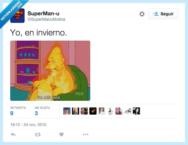 los simpson,abuelo,abe,invierno,frío,fuego