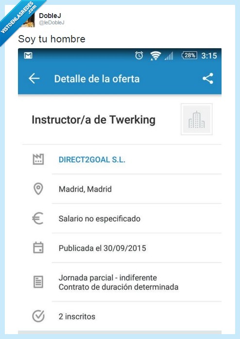trabajo,infojobs,twerking,locura,enlabuenadireccion