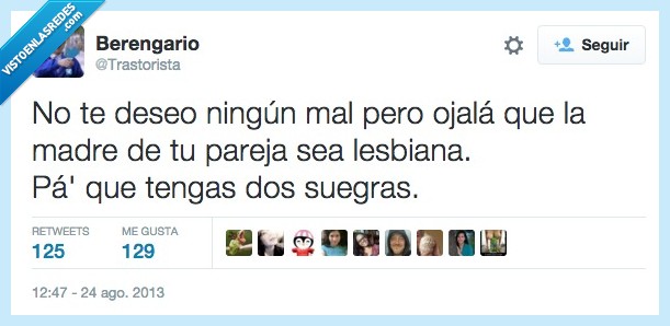 deseo,mal,ojala,pareja,lesbiana,dos,suegras,novia,novio