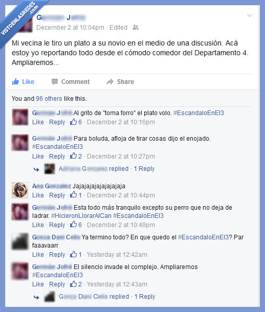 vecinos,pelea,pareja,discusion,#EscandaloEnEl3,esta en