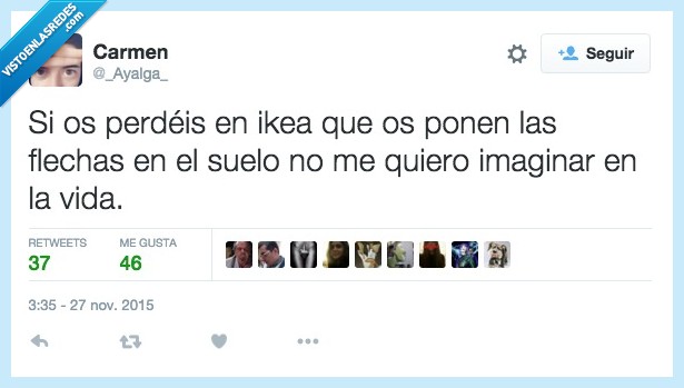 perdeis,perder,Ikea,flecha,suelo,imaginar,vida