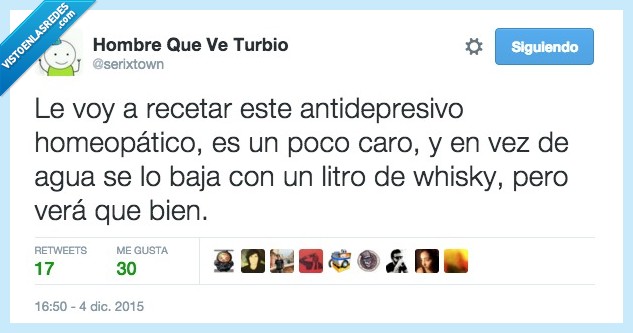 recetar,antidepresivo,caro,homeopatico,whisky,bien,timo,rebajar,mezclar
