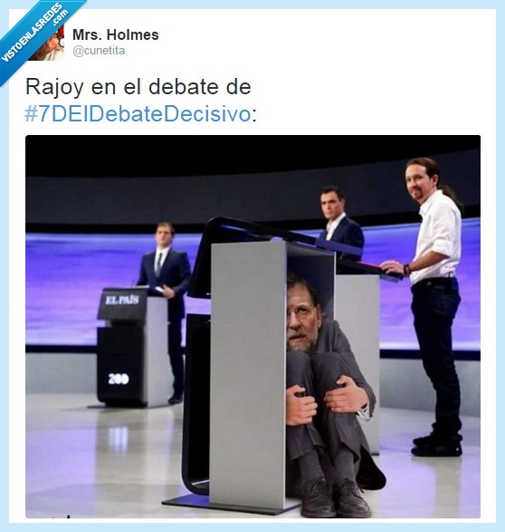 432022 - Rajoy en el debate del 7D... Por @cunetita