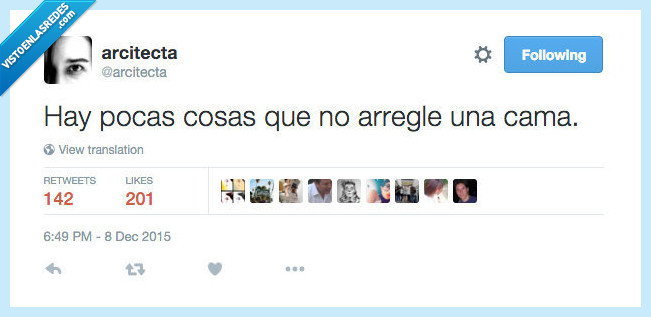 pocas,cosas,arregle,arreglar,cama,dormir