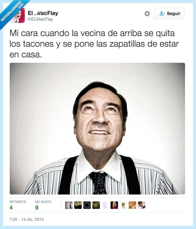 cara,cuando,vecina,arriba,quitar,tacones,zapatilla,estar,casa