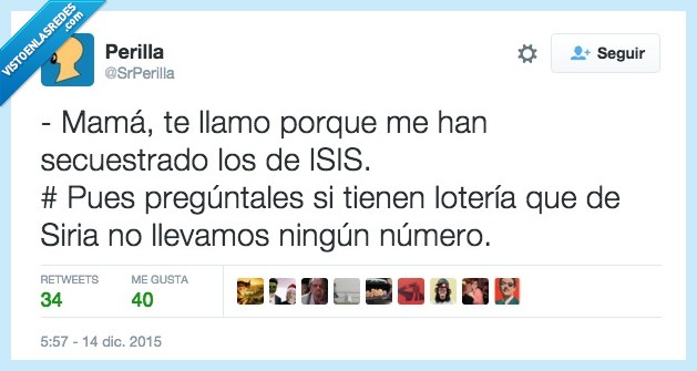 mama,llamar,secuestrado,secuestrar,ISIS,lotería,salvar,comprar,numero,Siria