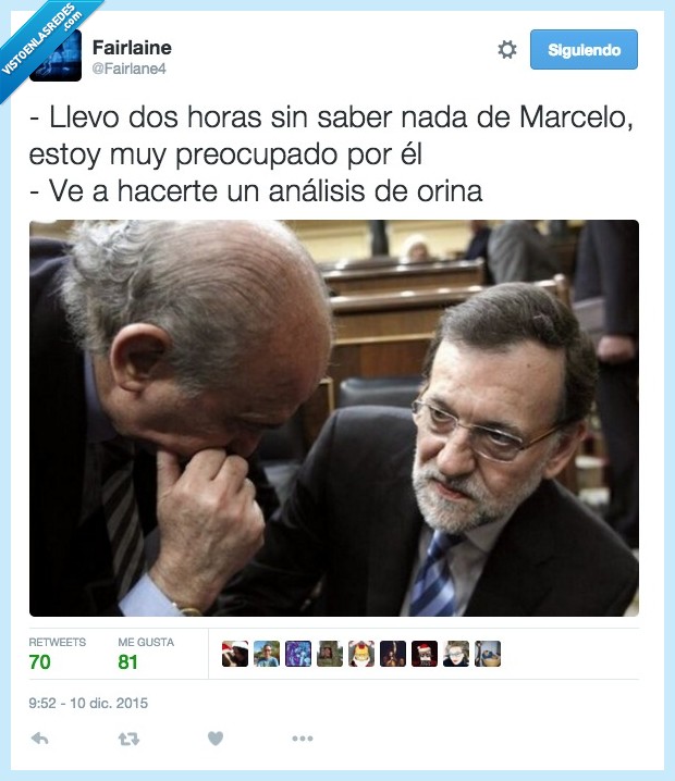 Mariano Rajoy,Marcelo,Jorge Fernández Diaz,to rayao,xar urjente,horas,preocupado