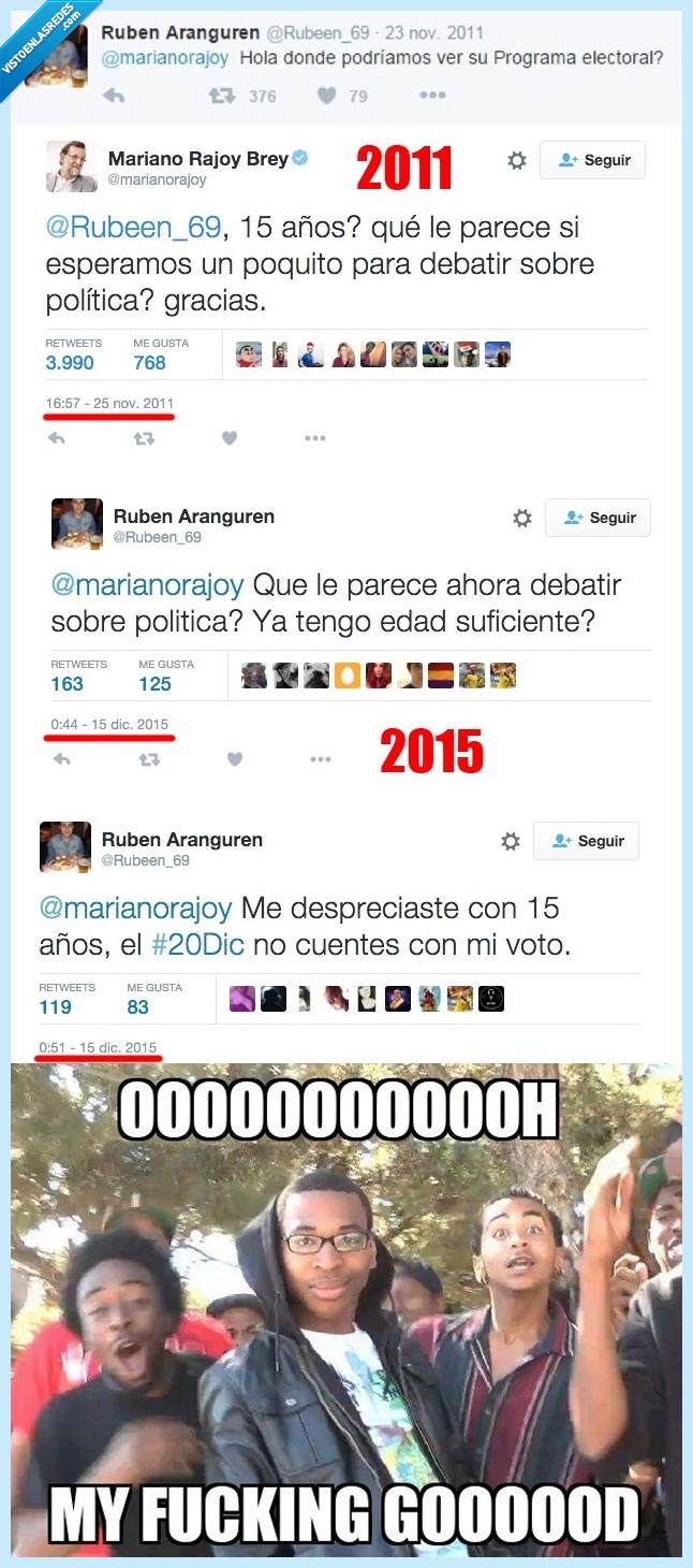 Rajoy,edad,15,18,mayor de edad,twitter,politica,programa