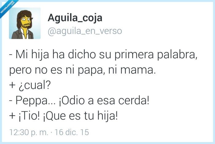 hija,primera,palabra,papa,mama,peppa,pig