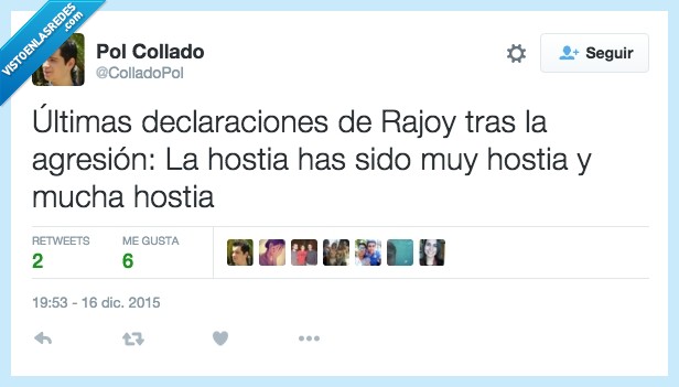 Mariano Rajoy,bofetada,novedad,actualidad,Pontevedra,puñetazo,españoles