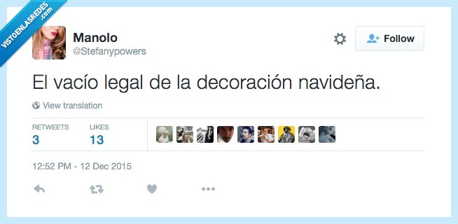 vacio,legal,decoracion,navideña