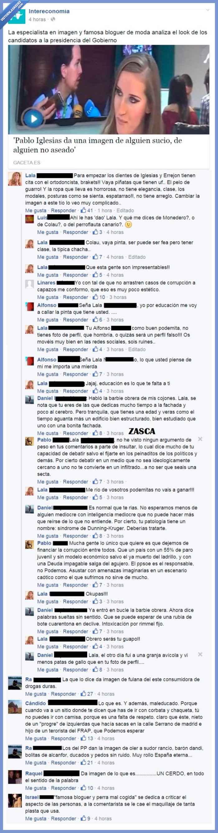 Pablo Iglesias,sucio,alguien,aseado,moda,lala,ropa,estilismo