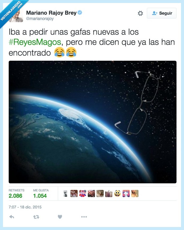 pedir,gafas,nuevas,Reyes Magos,Mariano Rajoy,encontrado,Pontevedra,ataque,puñetazo