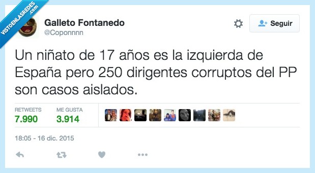 manipular,Rajoy,17,niñato,izquierda,España,dirigente,corrupto,pp,corrupción,pontevedra,caso,aislado