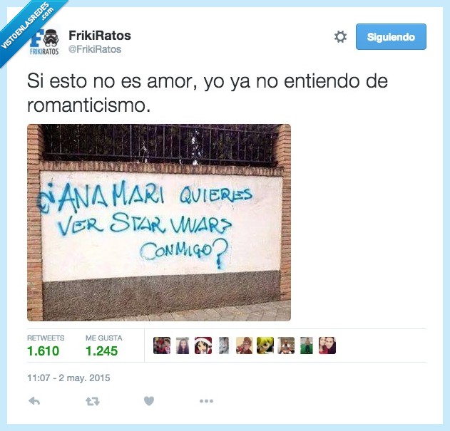 amor,Ana Mari,ver,Star Wars,conmigo,enamorado,romanticismo,amor total