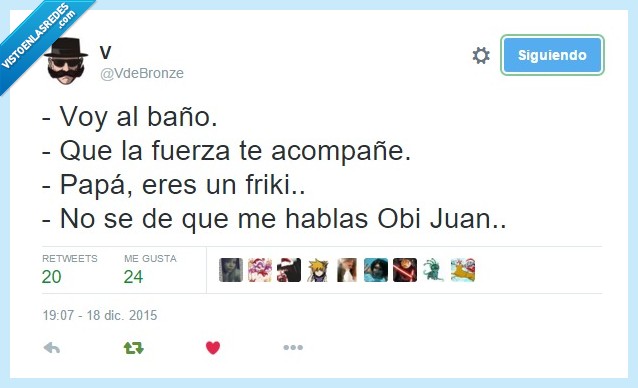 Star Wars,Friki,Humor,Padre,Hijo,Obi Juan,baño,lavabo,Fuerza