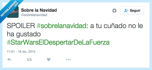 Star Wars,Navidad,El amanecer de la fuerza,cuñado,cena familiar,nochebuena,spoiler