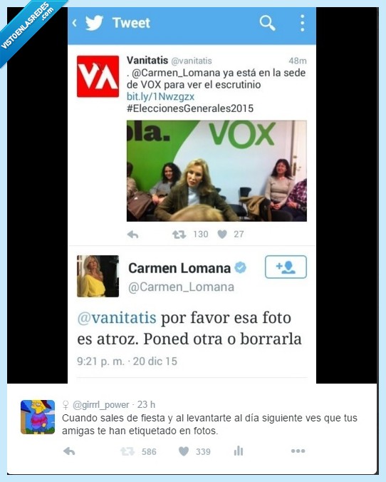 Carmen Lomana,VOX,Vanitatis,fotos,etiquetar