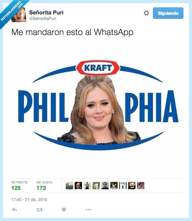 mandar,Whatsapp,Adele,Philadelphia,montaje