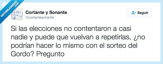 433477 - Que se repita el sorteo por el bien de todos por @cortantesonante