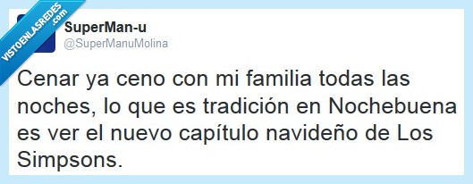 nochebuena,los simpson,tradición,cenar,familia,navidad