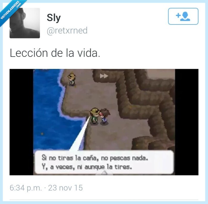 tiras,tirar,caña,pokemon,moraleja,pescar,ligar,intentar