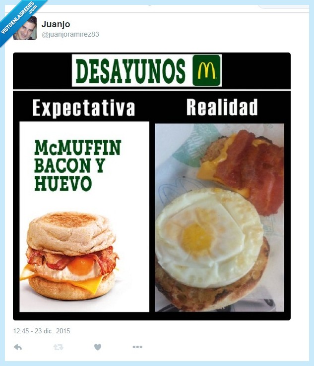 desayuno,pinta,foto,imagen,mcdonalds,mcmufin,bacon,huevo