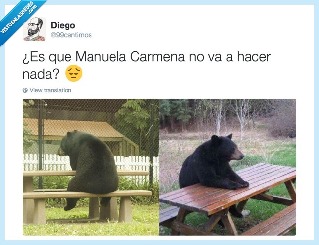 manuela carmena,osos,hacer,nada,casa,desahuciado