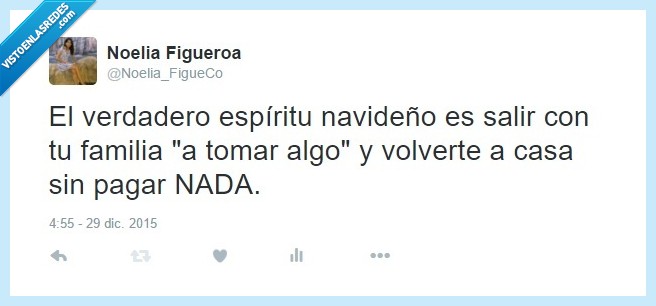 Verdadero,Espíritu,Navideño,Pagar,salir,familia,cobrar,nada
