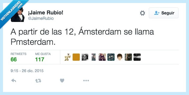 partir,12,doce,Amsterdam,PMsterdam,hora,mediodía