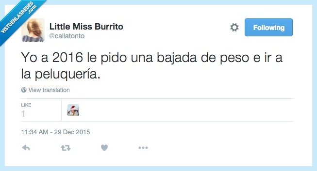 proposito,2016,imposible,bajar,peso,peluquería,gastar,adelgazar