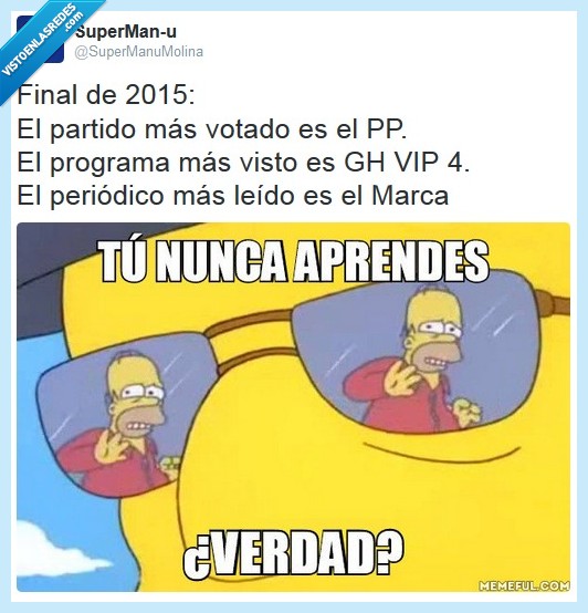 final,2015,pp,partido,tv,gran hermano vip,periódico,marca,los simpsons